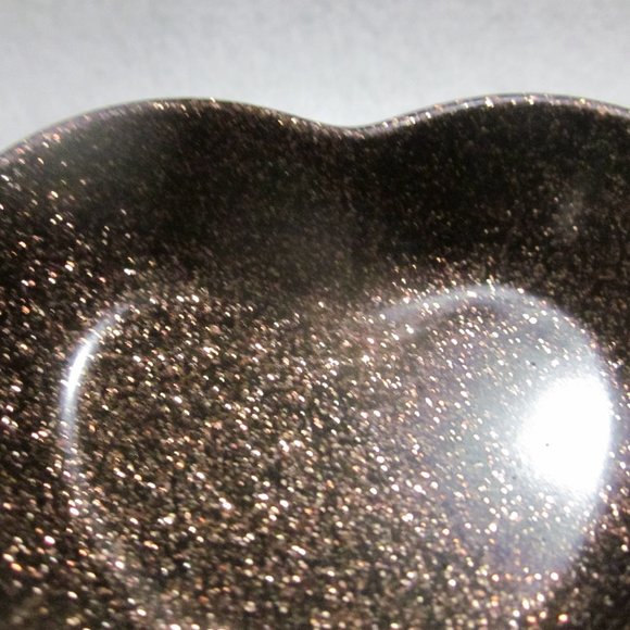 Brown Shimmer Small Heart Trinket Bowl - Picture 4 of 4